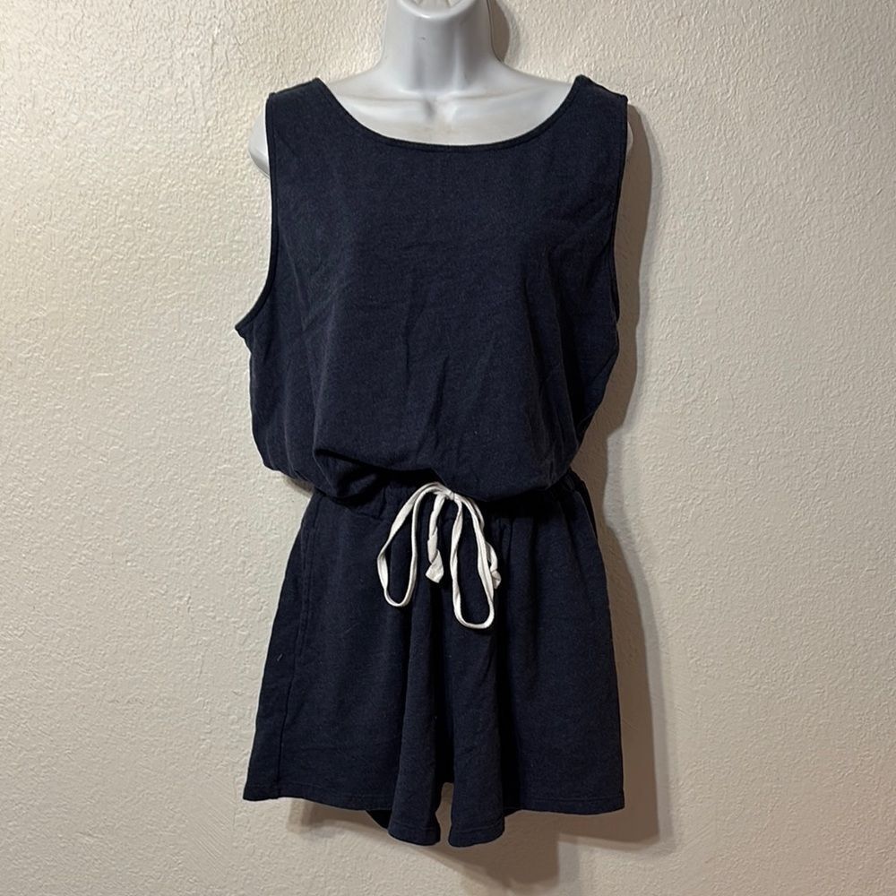 Pure Navy Sleeveless Romper XL